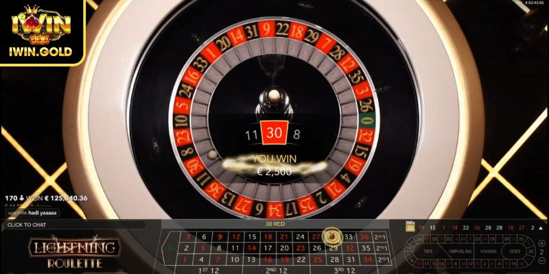 Casino Evolution IWin - Khám Phá Sảnh Game Chất Lượng 2 Lightning Roulette kịch tính
