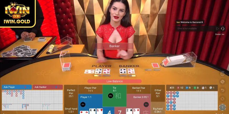 Trải nghiệm game bài Baccarat