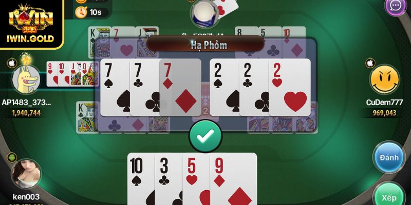 Phỏm iWin – Hướng Dẫn Chi Tiết Và Bí Quyết Chiến Thắng 3 Chiến thuật né hạ thông minh